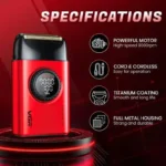 ماشین اصلاح موی صورت شارژی وی جی ار مدل V-377