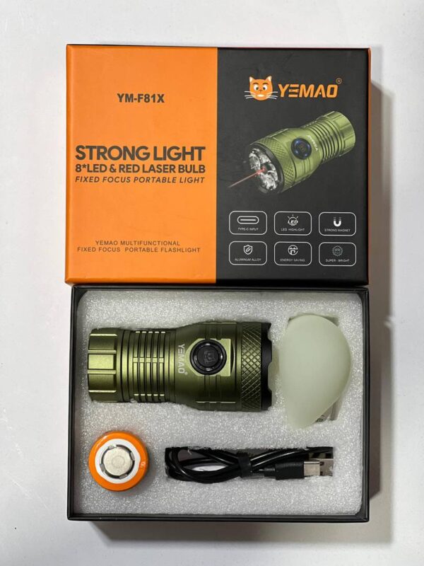 چراغ قوه های پاور مدل YM-F81X با نور LED
